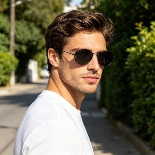 Image of GIFIORE Rimless Rectangle Sunglasses Retro 90s Frameless Sun Glasses Vintage Tint Lens Shades