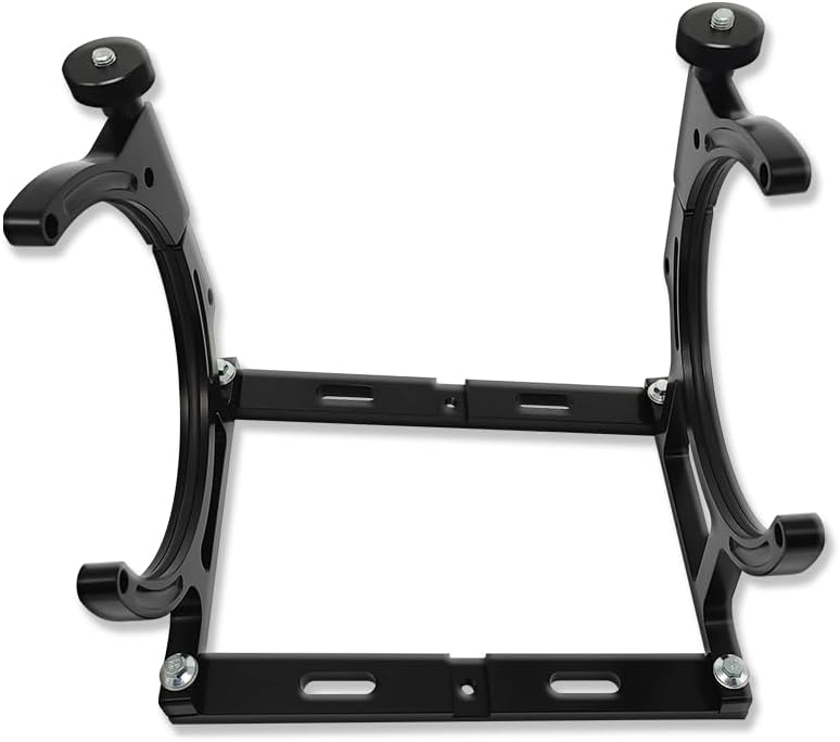 Black Anodized 7" Single Nitrous Oxide Bottle Holder Nos Bracket Billet Aluminum
