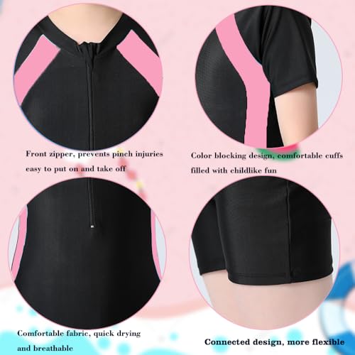 Traje de baño para niños de una pieza con mangas protectoras 3