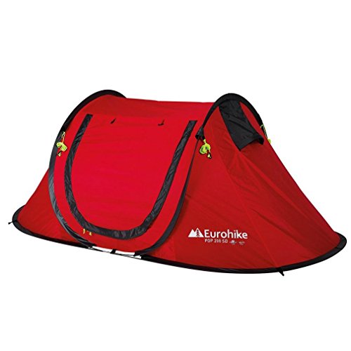 EUROHIKE Tente Rápido Camping Gear Red, Rojo, Talla Ãu009anica