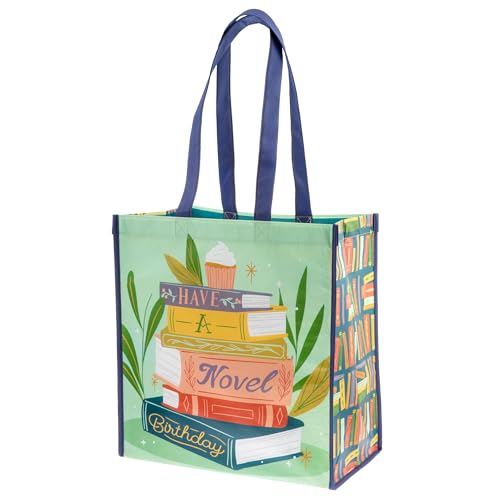 Karma Reusable Large Gift and Tote Bag with Handles - Perfect for Birthday Gifts Party Bags RPET 1 Books