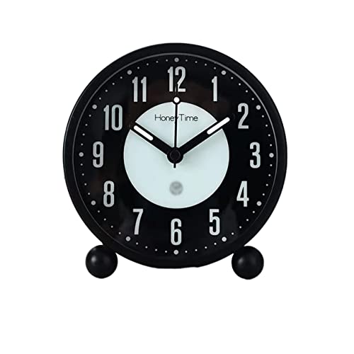 Reloj despertador para personas que duermen mucho recargable luminoso y silencioso