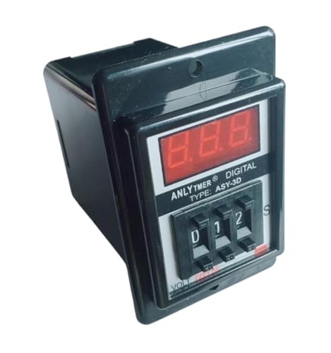 Relé de retardo temporizador programable ASY-3D de 220V con base de 8 pines 999M 2