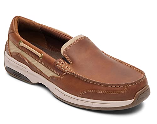 Dunham Men's Captain Venetian Boat Shoe, Size: 12 Width: 2E Color: Tan