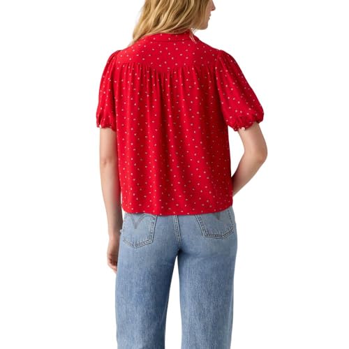 Image of Levi's Womens Lea Short Sleeve Slim Blouse