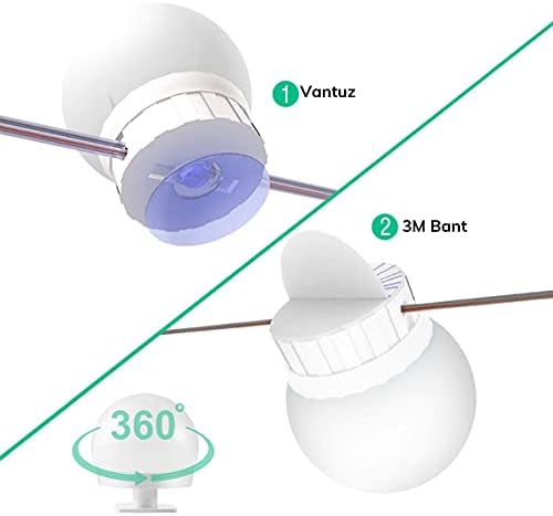 Buffer Nostalji Hollywood Tarzı 10'lu Makyaj Masası Aynası Beyaz Led Işıklı Lamba USB - Görsel 6
