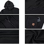 Men's Jacquard PlaidCloth Lightweight Zipper Hoodie Sweatshirt Jacket - Image 3