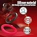 2 Color Newly 6Pcs Silicone Rings Sets Male Toys for Couples for Men for Games Erection Longer Harder Stronger Cock Enlargement Machine Easy in Sweater Pocket 08L26115A3