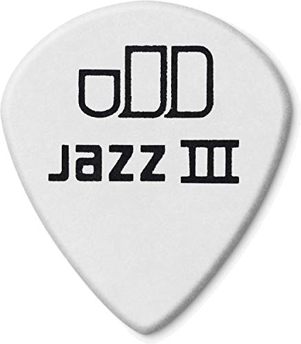 Dunlop 478 TORTEX White JAZZ III Picks (12-Pack) 1.50 mm - Les Beatles, Paul McCartney, John Lennon, RIngo Starr, George Harrison Dunlop 478 TORTEX White JAZZ III Picks (12-Pack) 1.50 mm – Image 4