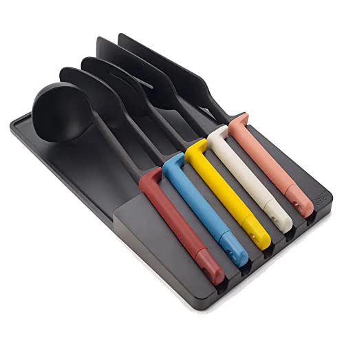 Joseph Joseph Elevate Utensils Store Ensemble de 5 ustensiles avec bac de rangement pour tiroir