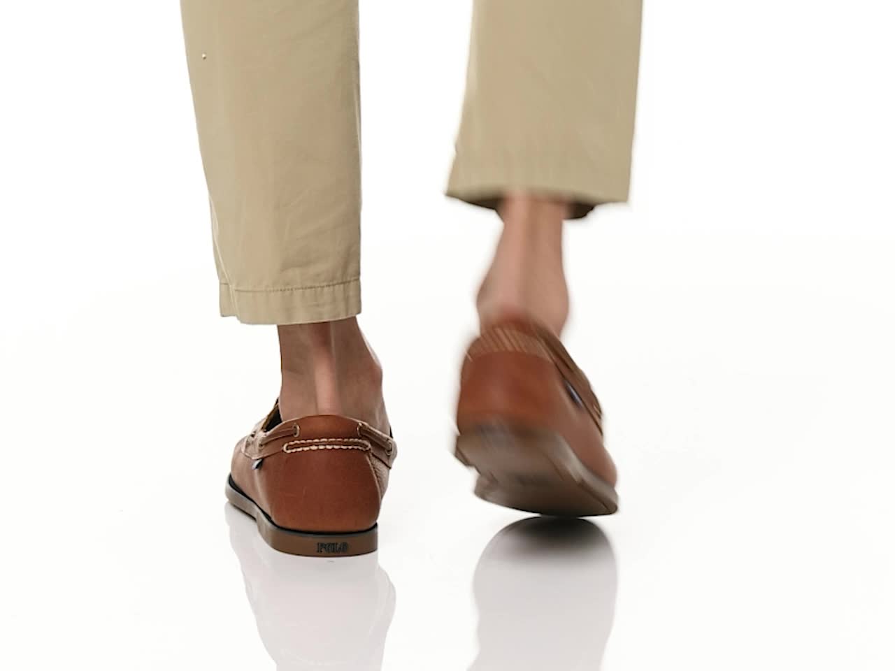 Amazon.com | POLO RALPH LAUREN Bienne Boat Shoe Tan Oiled Tumbled