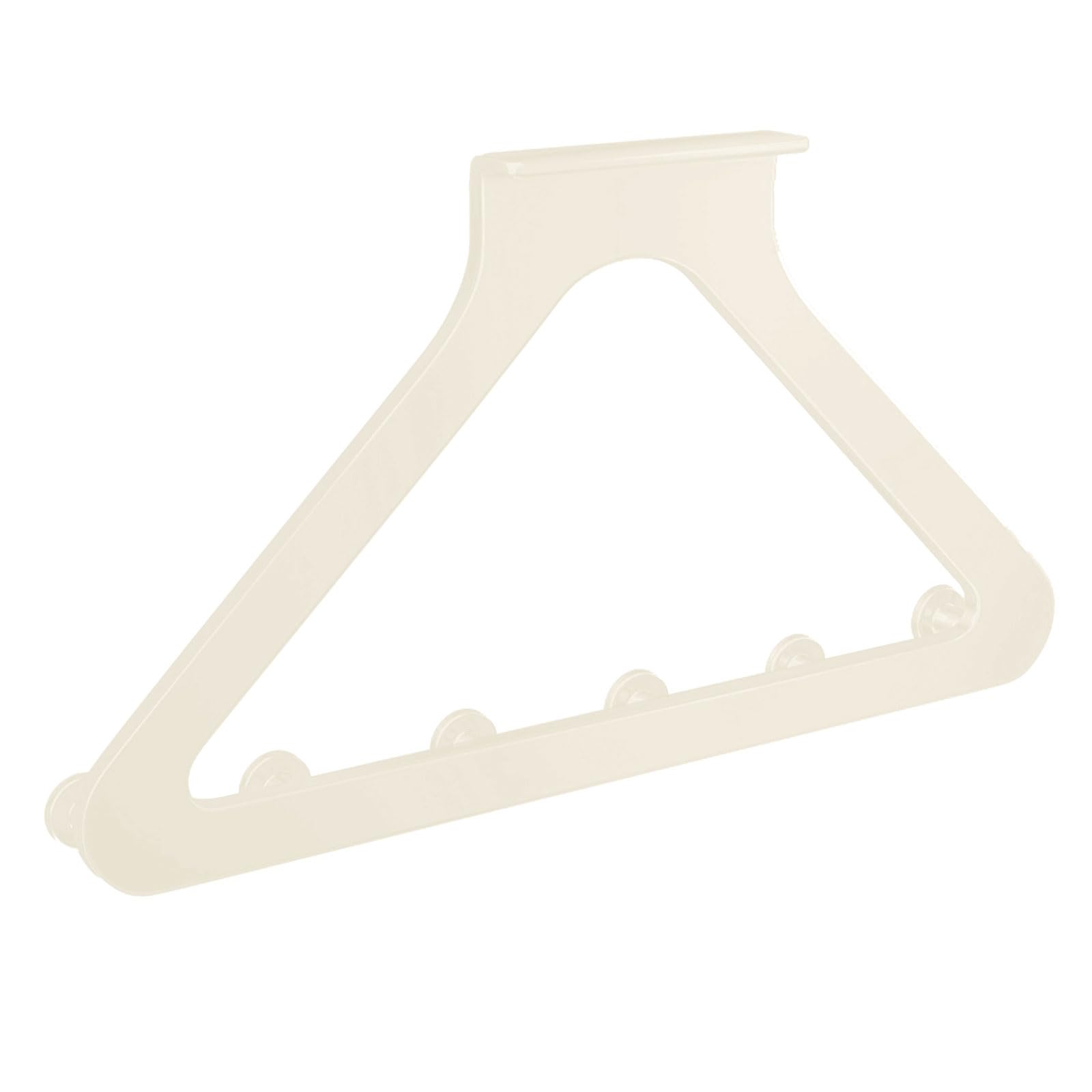Msioytog Cream Strong Adhesive Backed Wall Hook Practical Carbon Steel Hangers For Coat Bags Keys Organizers Without Drilling Multipurpose Adhesive Hook