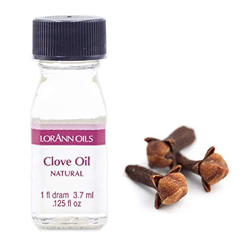 Lorann Clove Leaf Oil Ss Natural Flavor, 1 Dram Bottle (.0125 Fl Oz - 3.7Ml - 1 Teaspoon) #TOP1