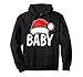 Bonnet de Père Noël pour bébé, garçon et fille, cadeaux de Noël assortis Sweat à Capuche