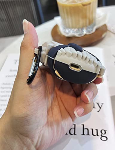 Cartoon Case Compatible For Apple Airpods 2/1 Anime Airpods Cute Case Cover 3D Slim Shockproof Silicone Shell Kawaii Funny Cover For Airpods (Airpods 2/1, Men) #TOP6