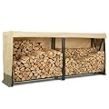 COWVIE Waterproof Firewood Rack Cover 8 FT