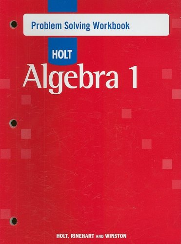 Algebra 1: Holt Rinehart and Winston: 9780030797569: Amazon.com: Books