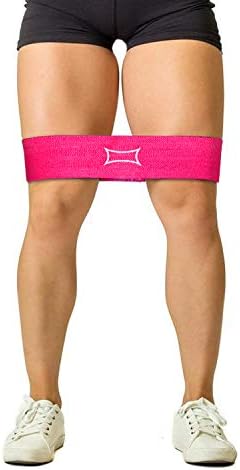 Sling Shot Grippy Hip Circle Fabric Resistance Band for Exercising – Lower Body Activation with Interior Rubber Strips (Level 2 Tension)