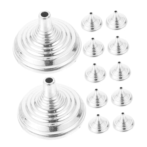 JOINPAYA 12 Stück Teiliges Flaggenhalter mit Rundem Silbernem Elektrobeschichtetem Sockel Stabiler Langlebiger Tischflaggenständer für Büro Outdoor und Partydeko