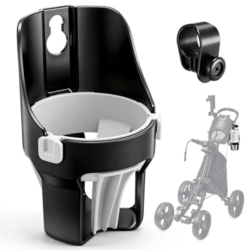 Hohean Golf Push Cart Cup Holder, Super Large Capacity, Fits