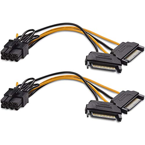 Câble SATA vers PCI-Express 8 broches pour résoudre le manque de connecteur GPU