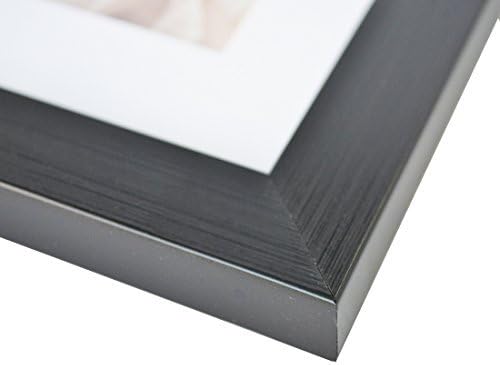 Giftgarden Photo Frames 7x5 Set of 8, 6x8 Matted to Display 5 by 7 Photo with Mat or 6 by 8 Without Mat for Wall or Tabletop, Black