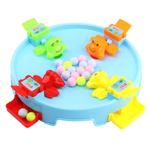 Beaupretty Jeu Éducatif Grenouilles Avalant des Perles Coordination Main-Œil Jouet Haricots Drôles Interaction Parent-Enfant Jeu De Société...