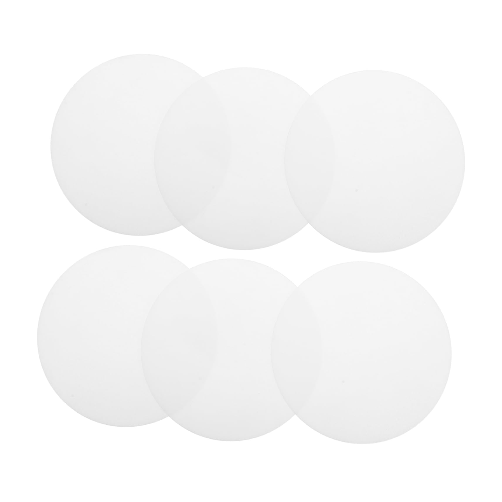 SOESFOUFU 6-pack Led Light Cover Diffuser Film Ceiling Light Diffuser Cover Flat Pc Lamp Shade Parts for Downlight