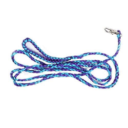 Image of Hamster Harness, Adjustable Squirrel Harness Leash Small Animal Outdoor Walking Training Rope for Pet Dwarf Hamster Gerbil Rat Mouse(Blue Purple)