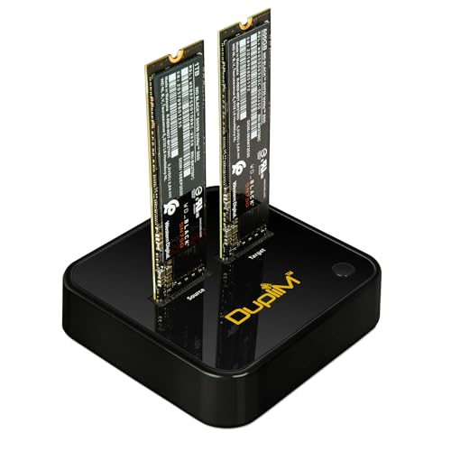 DupliM 1 to 1 M.2 NVMe Drive Duplicator PCIe Solid State Drive SSD Cloner Stand-Alone Burner Copier