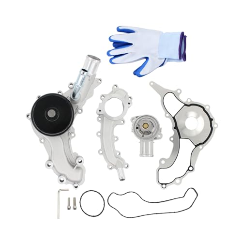 DriveFix Engine Water Pump w/Aluminum Thermostat Housing Assembly and Coolant