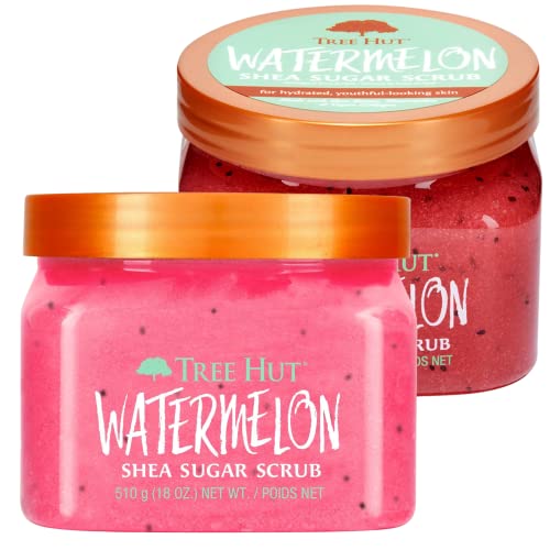 Tree Hut Shea Sugar Scrub Watermelon Ounce Exfoliating Body Scrub...