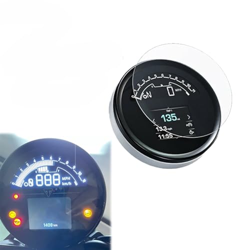 Écran rayé ? Utilisez ce film de protection pour compteur Triumph Trident 660 2021-2022
