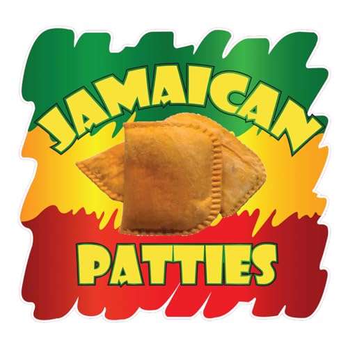 Jamaican Patties Concession Restaurant Food Truck Die-Cut Vinyl Sticker 10