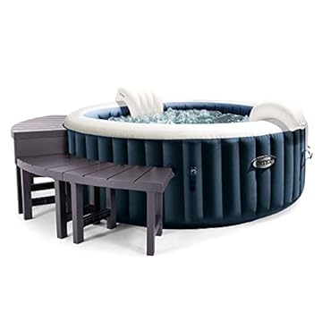 inflatable hot tub with seats
