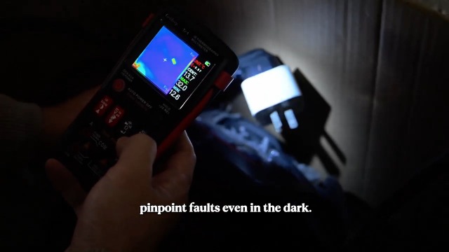 Image of Goldeep 2 in 1 Thermal Imaging Camera, 240 x 240 TISR Resolution, 96x96 IR Resolution with 25000 Counts Multimeter, Professional Digital Multimeter with IR Camera, -4℉-1022℉ Temperature Range (Black)