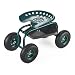 Produktbild VEVOR Gartenrollsitz 800x487x460/540 mm, Fahrbarer Gartensitz mit Werkzeugablage, Tragkraft 136 kg, Gartenhocker für den Außenbereich, Roller zum Bepflanzen und Jäten von Rasenflächen