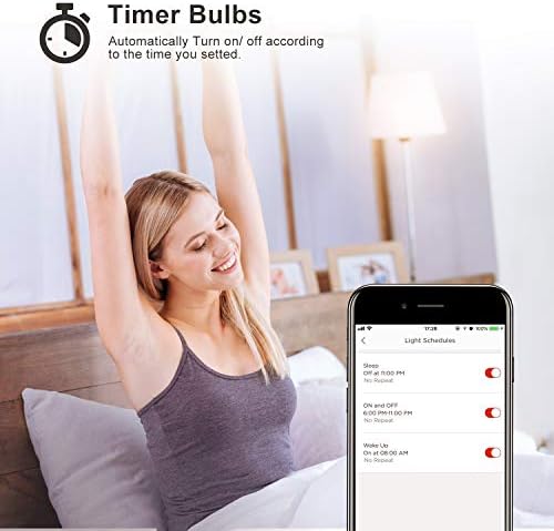 Sengled Wi-Fi Smart LED Light Bulb Works with Alexa and Google Assistant, No Hub Required (2.4GHz WiFi to Router), App Remote Control with Dimmable Soft White Light, B22 [Energy Class A+]
