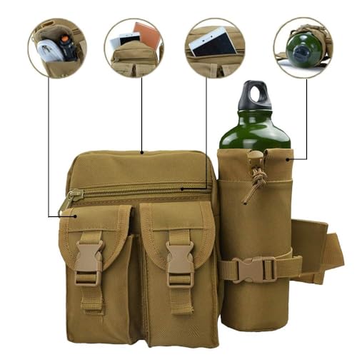 Sac banane tactique pour le cyclisme et le camping à sangle réglable