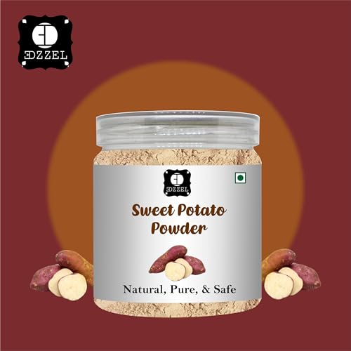 Image of EDZZEL Dried Sweet Potato Powder Fine Ground Vegetable Powder for Baking, Cooking, Smoothies, Soups, Sauces, Seasoning Blends