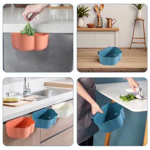 Set de 3 botes de basura colgantes con forma de nube miniatura 3