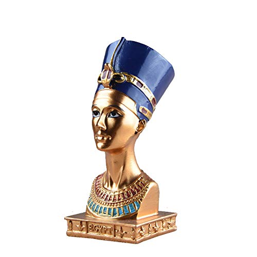 BINLIN Sculpture Statue Cadeau Reine D'Egypte Sculpture Figurines Handdecoearion Birthday Gifts, Queen of Egypt