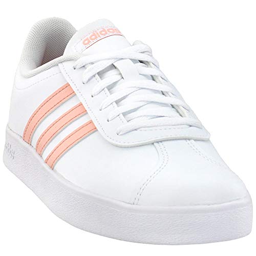adidas Girl's VL Court 2.0 Tennis Sneaker 4 M US