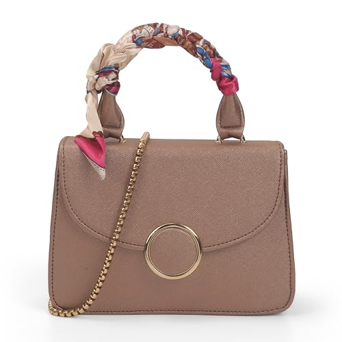 Image of Mochi Women Formal PU Soft Body Lock closure Solid Sling Bag with 1 Pocket and 1 compartments
