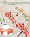 Wooden Train Track Accessories Train Railway Accessories Double Suspension Train Bridge Toy Train Set for Toddlers 3-5 Train Tracks Compatible with All Leading Brands