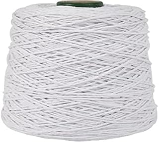 Barbante Colorido, Euroroma, 600 g, Branco, 4/6 Fios, Rolo de 610 Metros