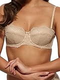 Gossard, Damen Trägerloser BH, Superboost Lace Strapless Bra, Beige (Nude), Gr. 65G (Herstellergröße: 30F)