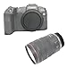 ULBTER Body Cap & Rear Lens Cap Cover for Canon EOS R100 R50 R50V R6 Mark III/II/I EOS R5 II/I EOS R EOS RP EOS R3 EOS R7 R8 EOS R10 More Canon RF Mount Camera with Hot Shoe Cover