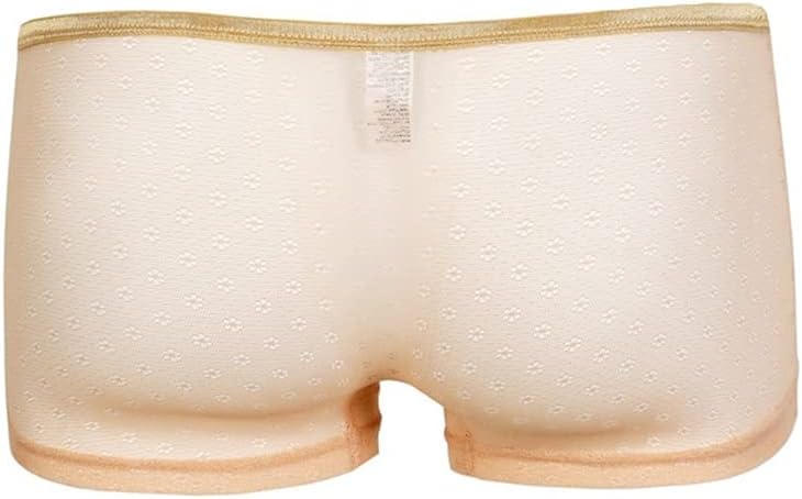 BaronHong Men's Lingerie Lace Floral Sissy Boxer Brief Panty Breathable Briefs Underpants