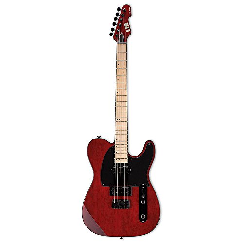 ESP LTE200MSTBC Solid-Body Electric Guitar, See Thru Black Cherry